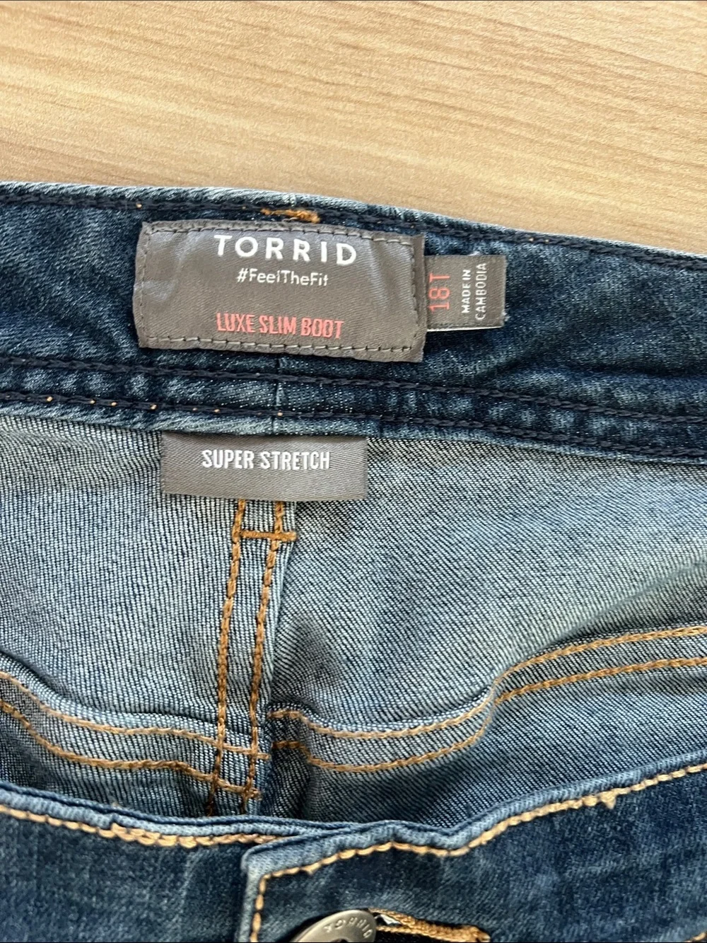 Torrid luxe slim boot Jean